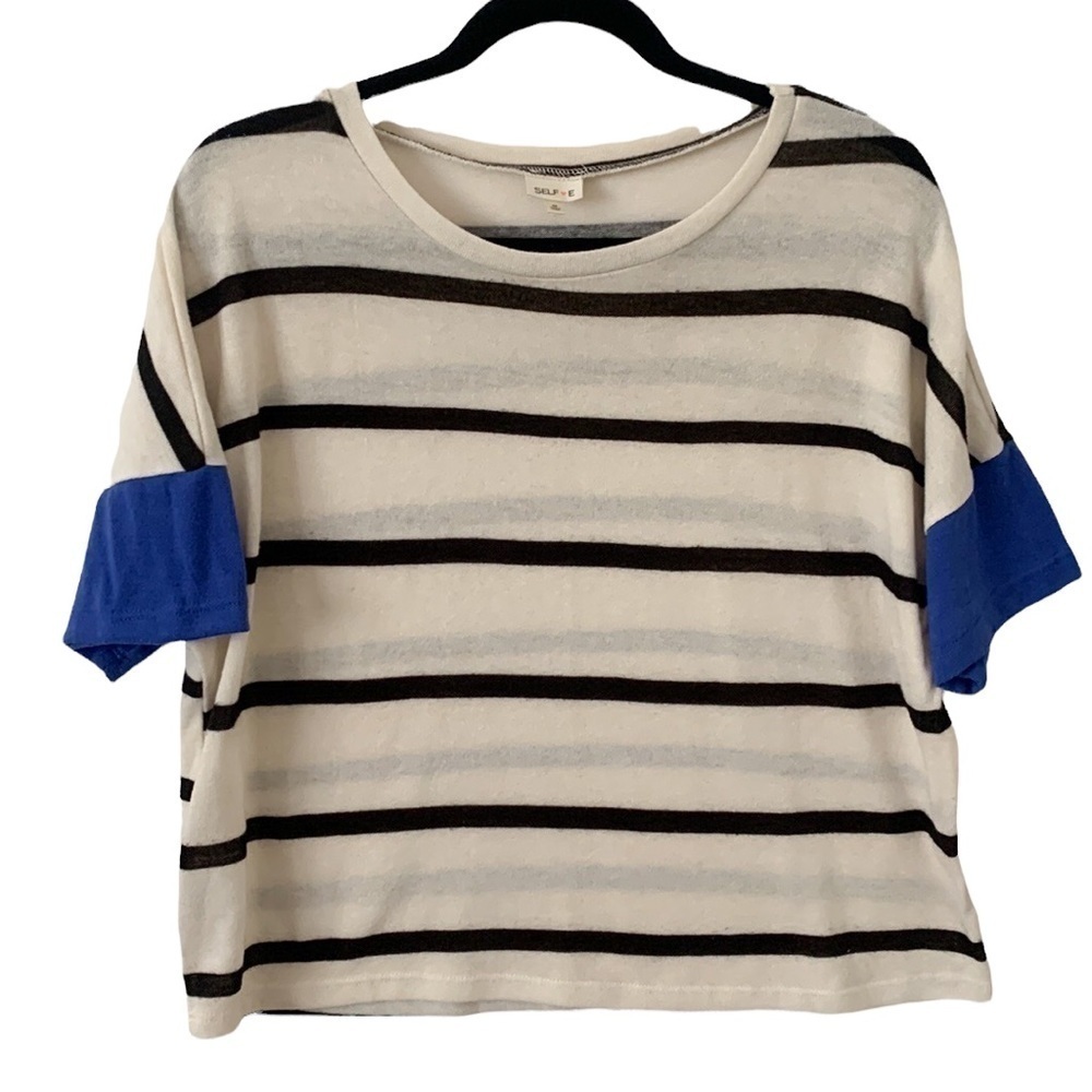 Self Love Stripped Light Knit Sweater
